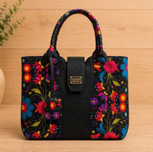 Bolso artesanal negro