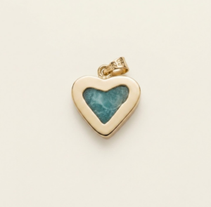 Dijes de Larimar genuino Real en plata 9.25